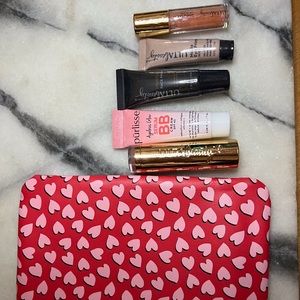 Ipsy Heart Bag with Samples